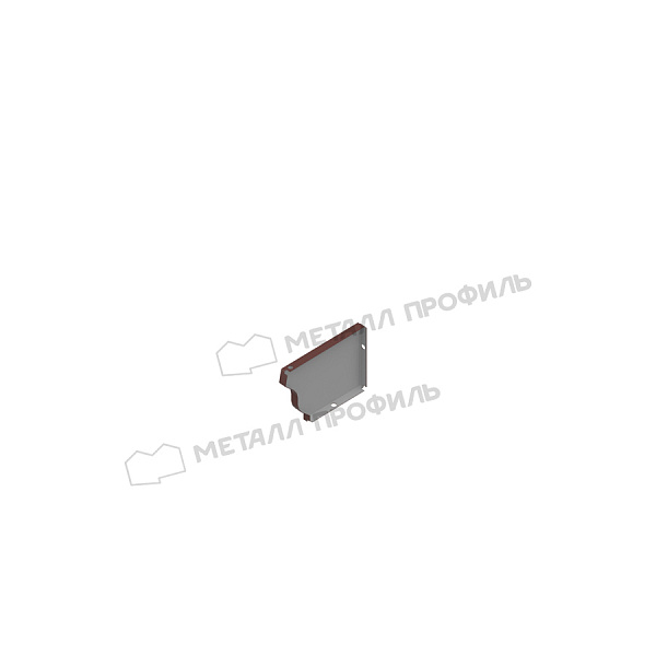 Заглушка желоба 120х86 левая (ПЭ-01-RR32-0.5) по стоимости 95 ₽, купить в Костроме.