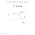 Планка карнизная 100х69х2000 (VikingMP-01-3011-0.45)